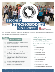 Become a StrongBodies Volunteer page 1