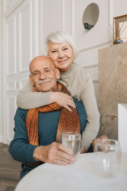 elderly couple