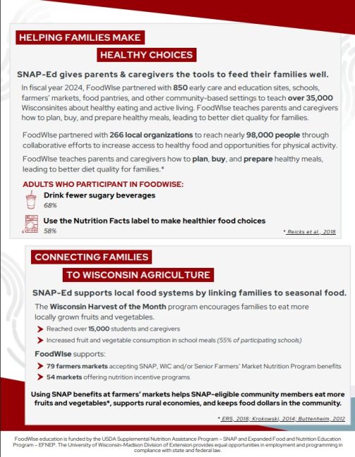 Snap-Ed Flyer - make healthy choices