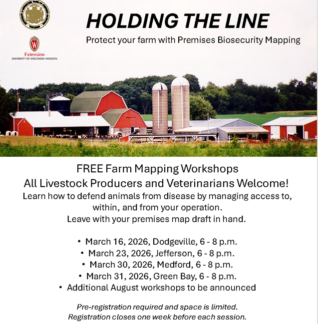 Holding the Line, free farm mapping workshop, March 31st in Green Bay.  Image linked to website