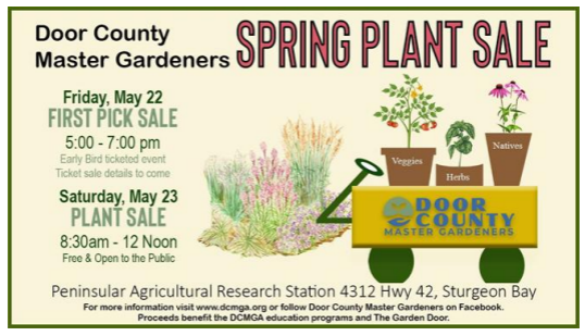 Master Gardeners plant sale, May 22 and May 23 at Peninsular Ag Research Station